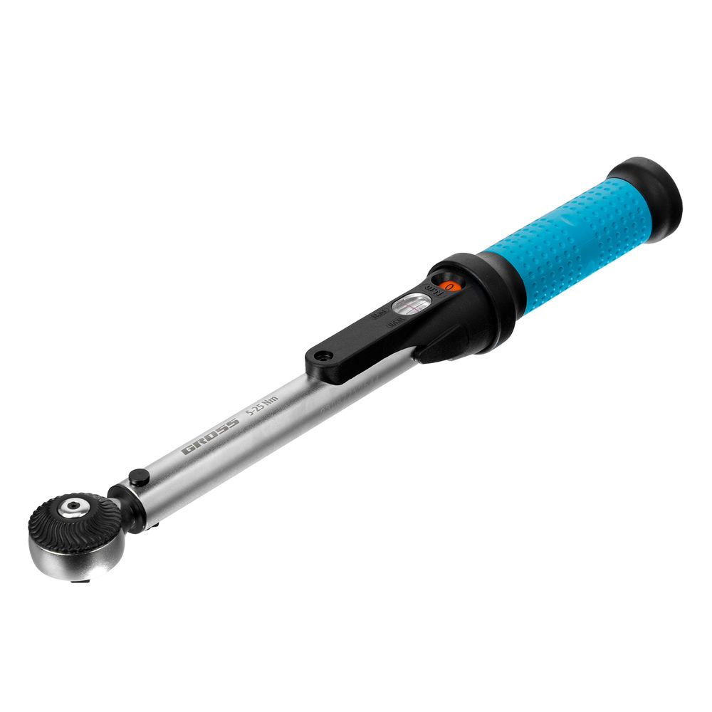 Ключ динамометрический, 5-25 Нм, 1/4, CrV Gross