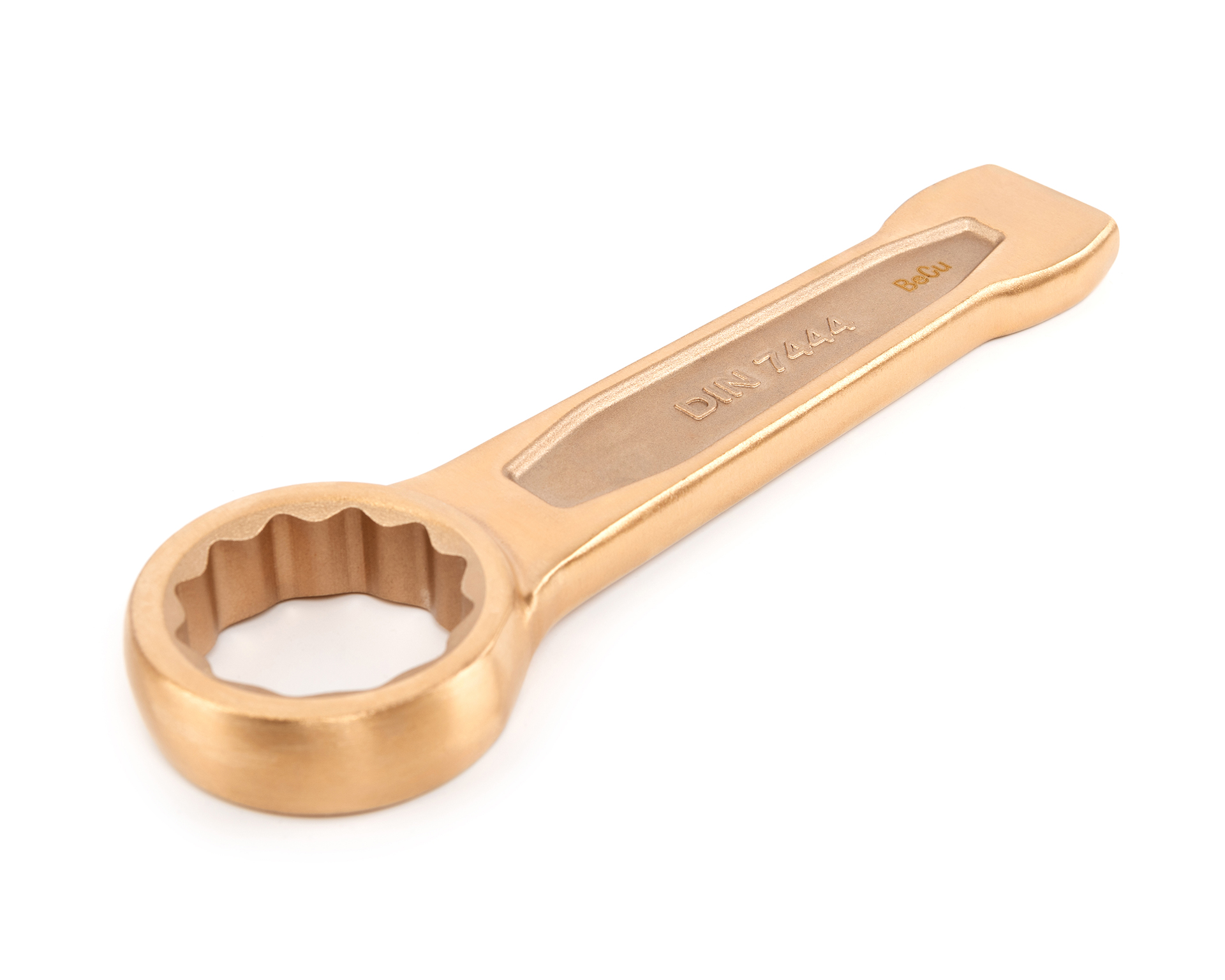 Ключ гаечный накидной ударный 140 искробезопасный сплав BeCu 160-140, HORTZ