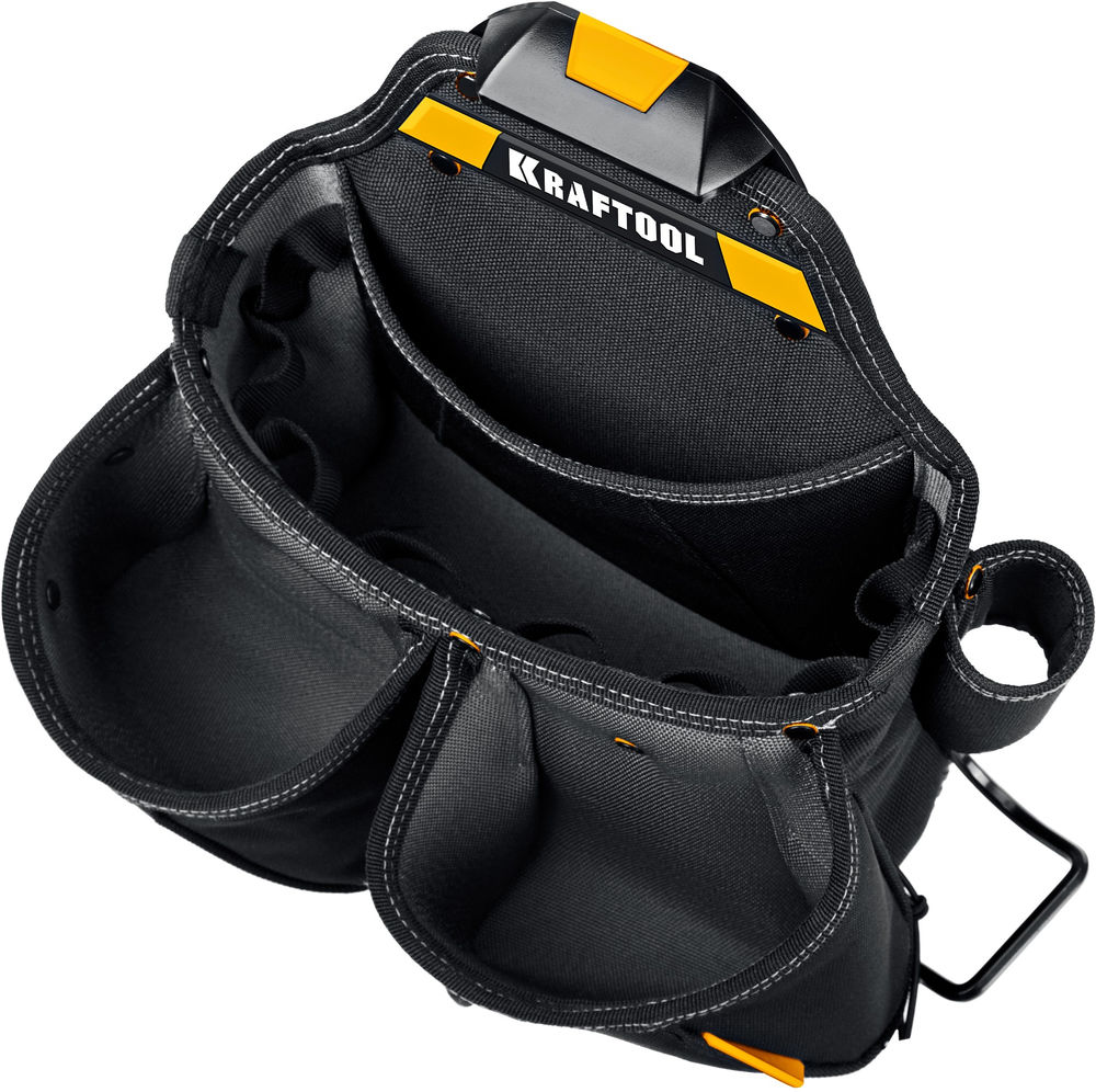Сумка поясная 350 х 320 мм с быстросъёмным креплением FastClip KP-15 KRAFTOOL 38771