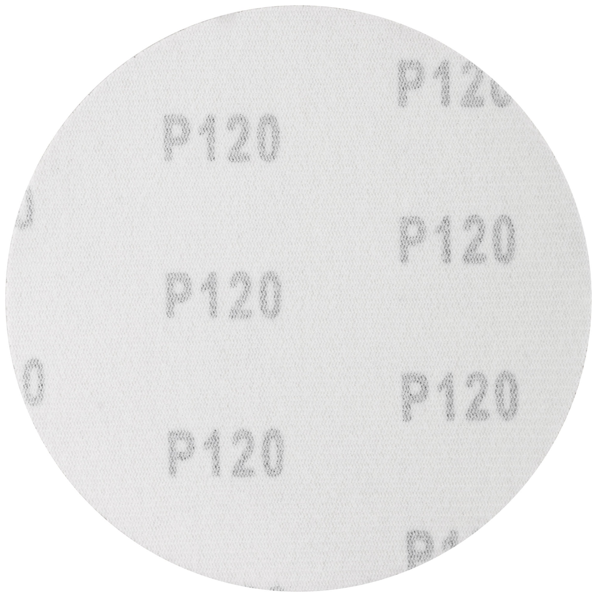 Круги абразивные шлифовальные на ворсовой основе под липучку ( Р120, 125 мм, 5шт.), Cutop Profi (85-582)