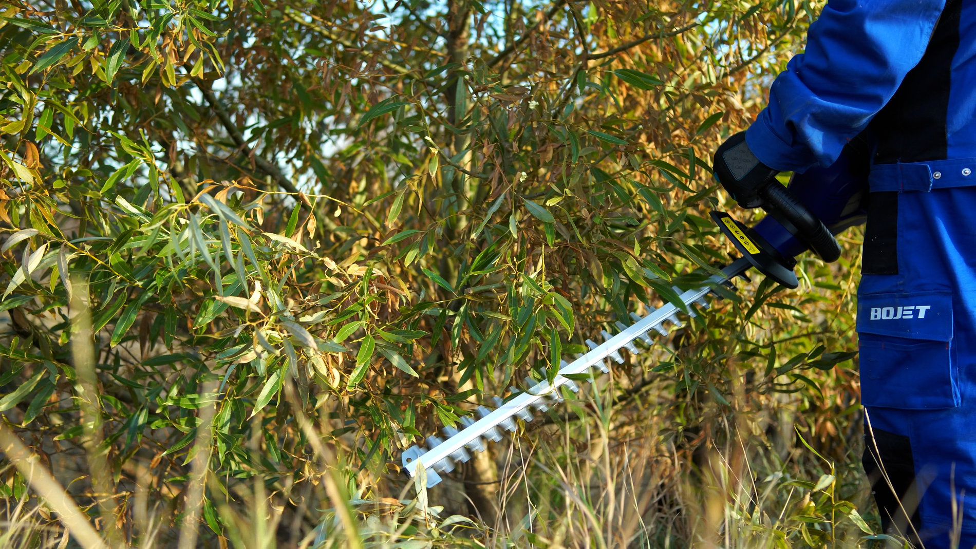 Кусторез аккумуляторный, 58В, 69 см.