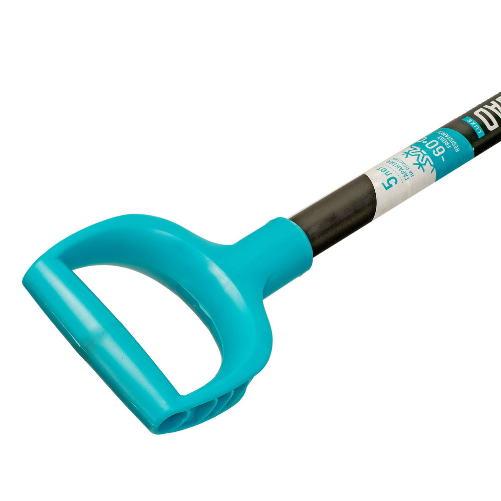 Лопата для уборки снега поликарбонат, 340х385х1340 мм, алюминиевый черенок, LUXE Palisad (61691)