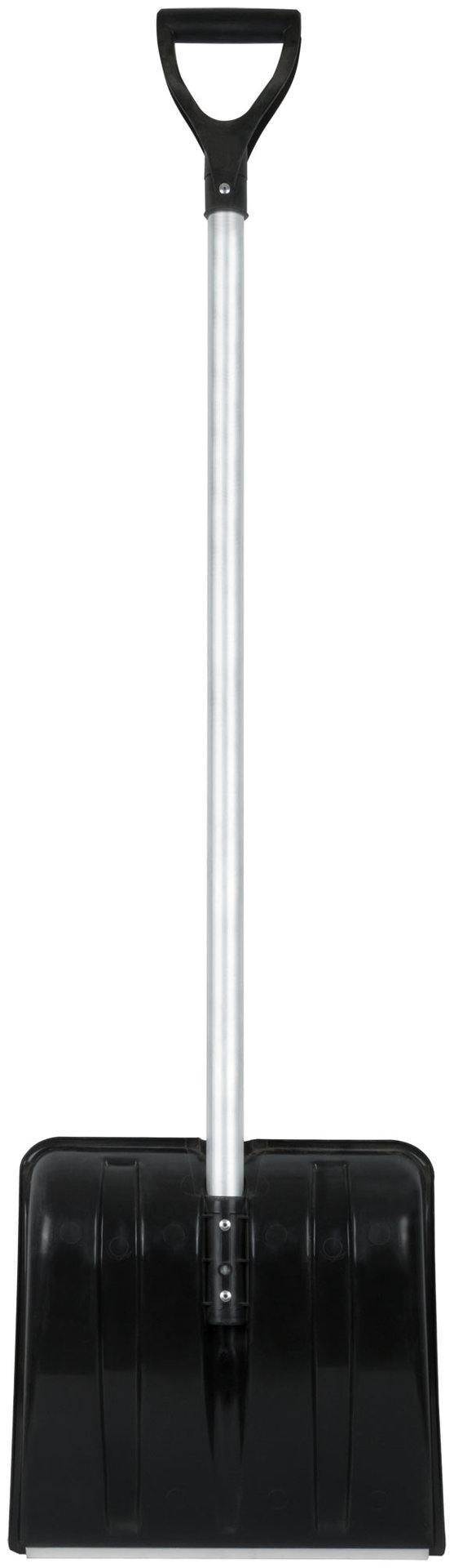 Лопата для уборки снега SnowКРИСТАЛЛ пластиковая, алюминиевый черенок 365х380x1330 мм (68102)