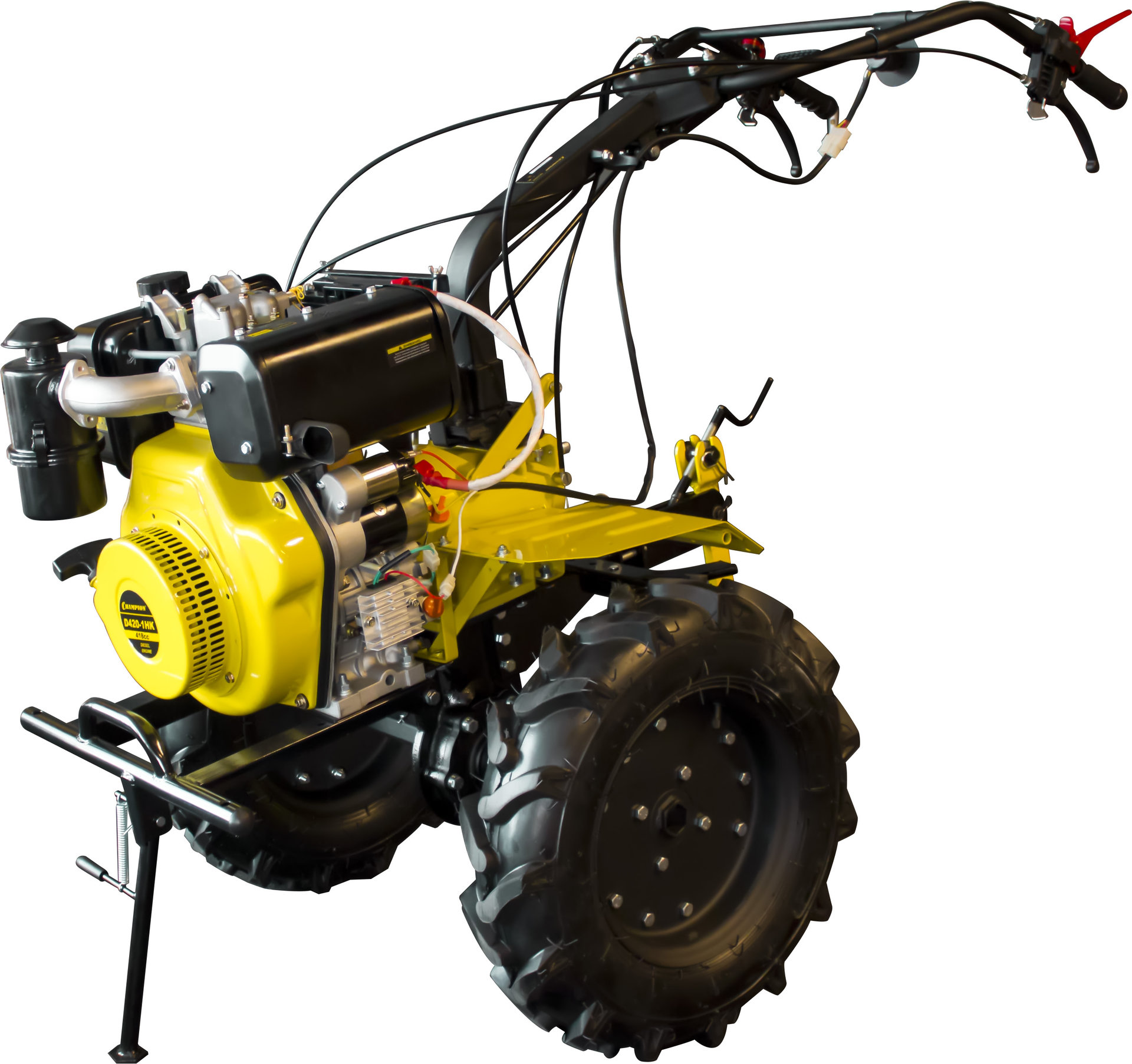 Мотоблок Champion DC1193E (9,5лс 2F/1R 80-110см 30см 5,5л 177кг, колеса 5/12 ВОМ) (DC1193E)