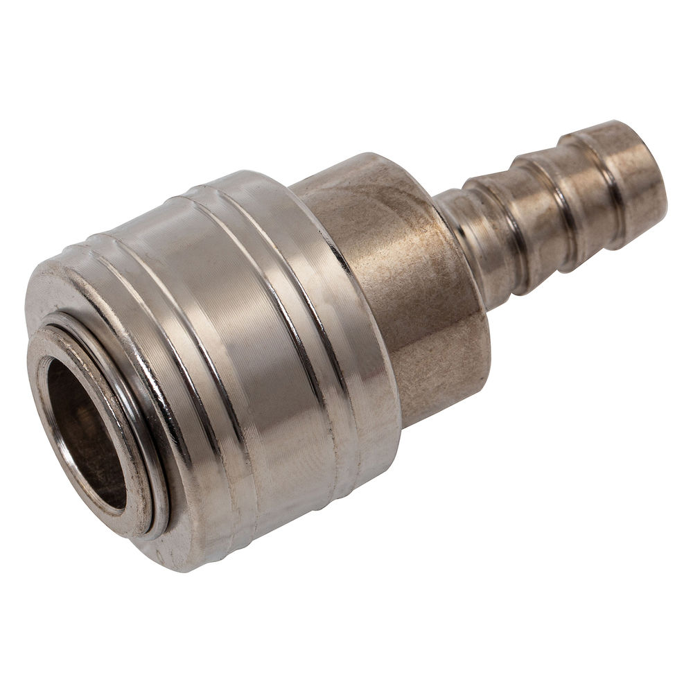 Муфта универсальная быстросъемная (мама) со штуцером елка под шланг 10 мм, 1 шт, Stels (57066)