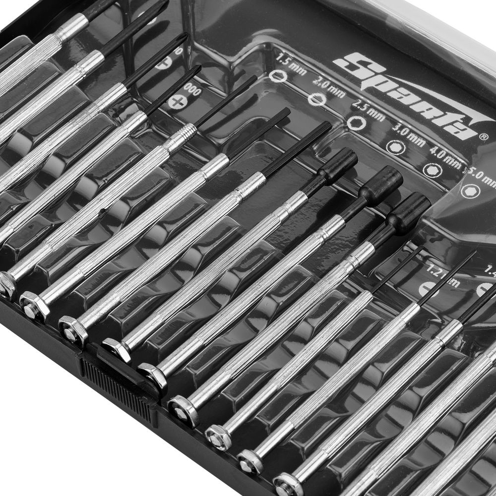 Набор отверток для точной механики, 16 шт, Sparta (11783)