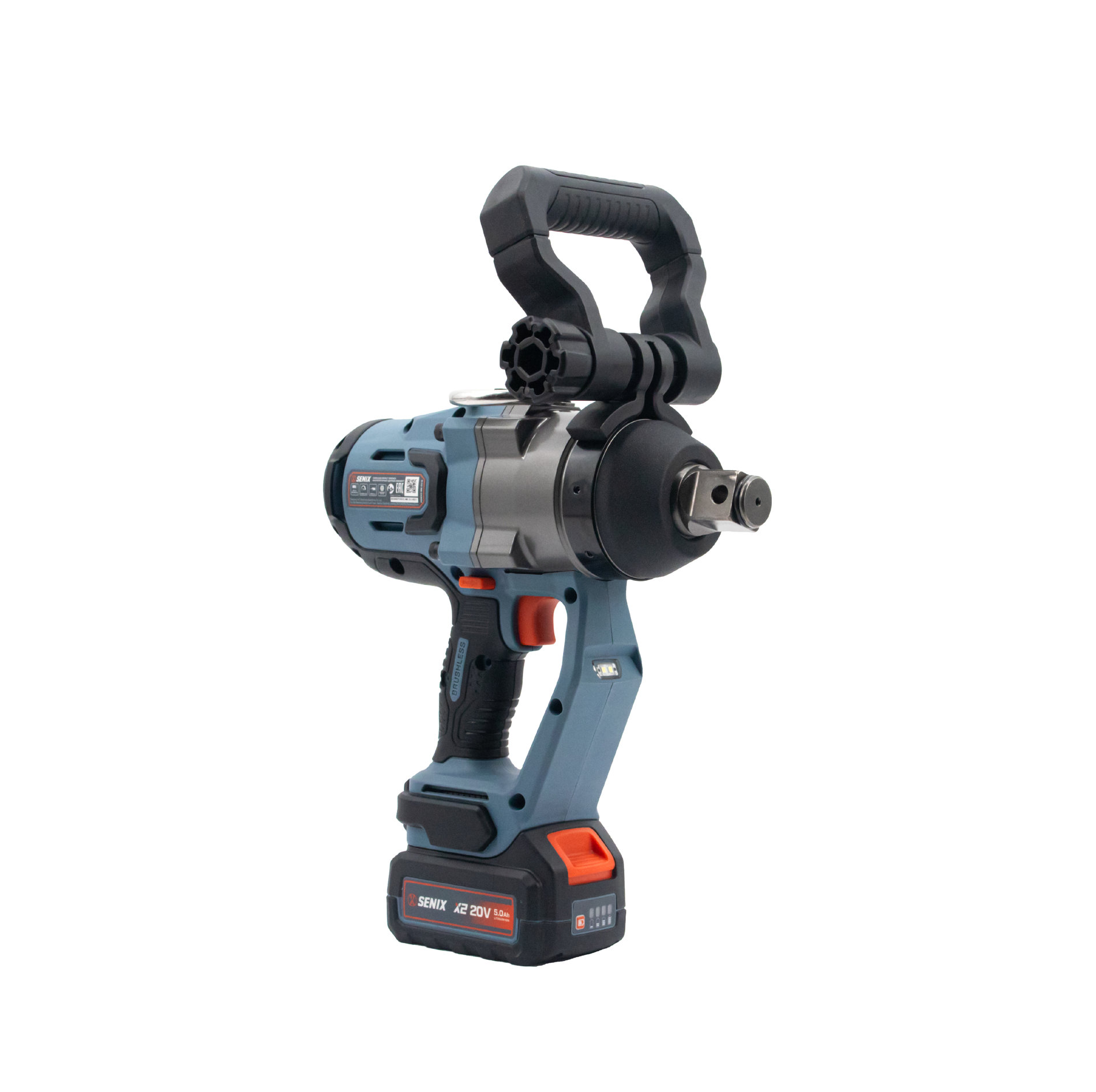 импульсный гайковерт 1, 2000 Нм, бесщ.двиг, без АКБ и ЗУ X2 20В