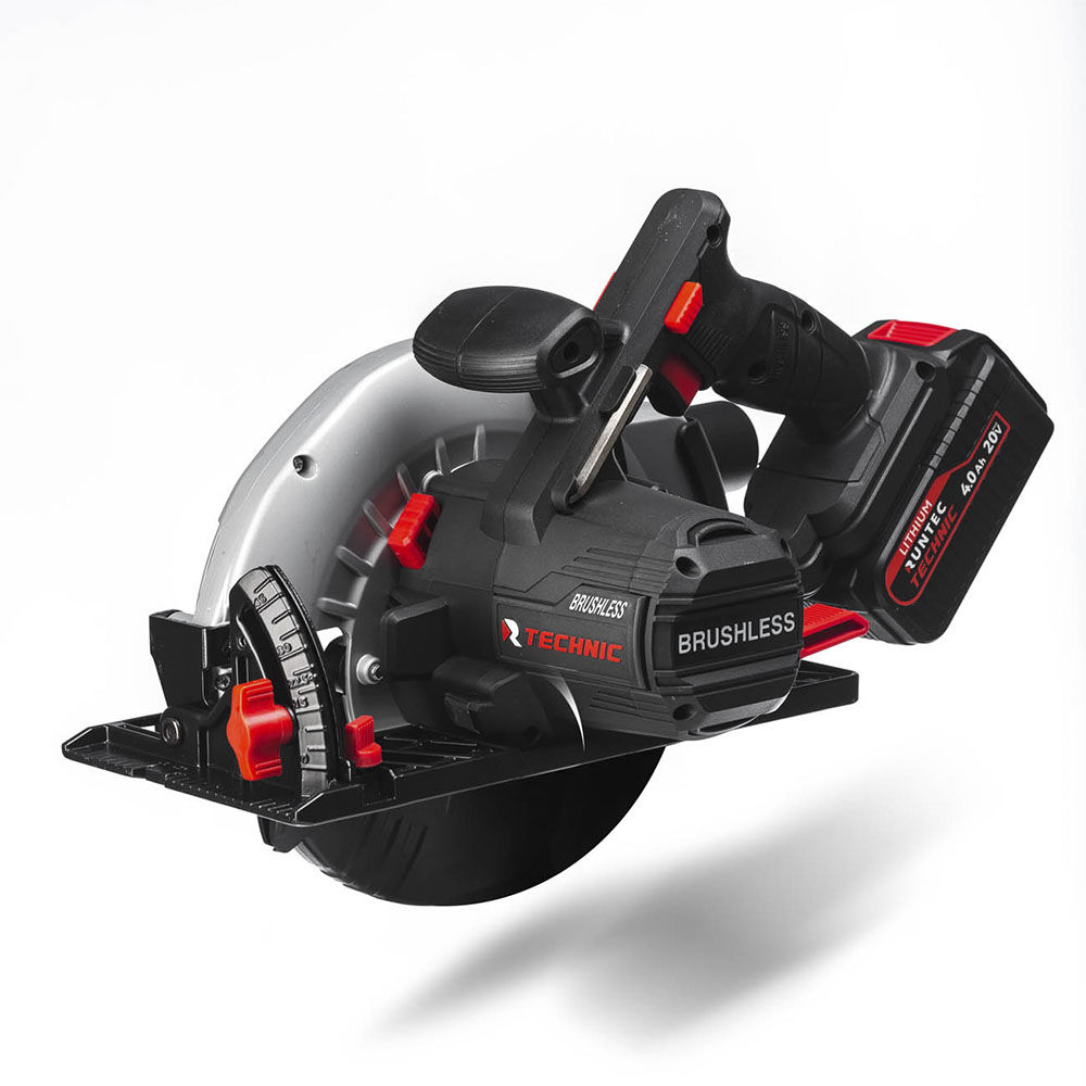 Пила циркулярная аккумуляторная TECHNIC 19030 мм, 20В, 24Ач, 1000Вт RUNTEC RT-CS1000T