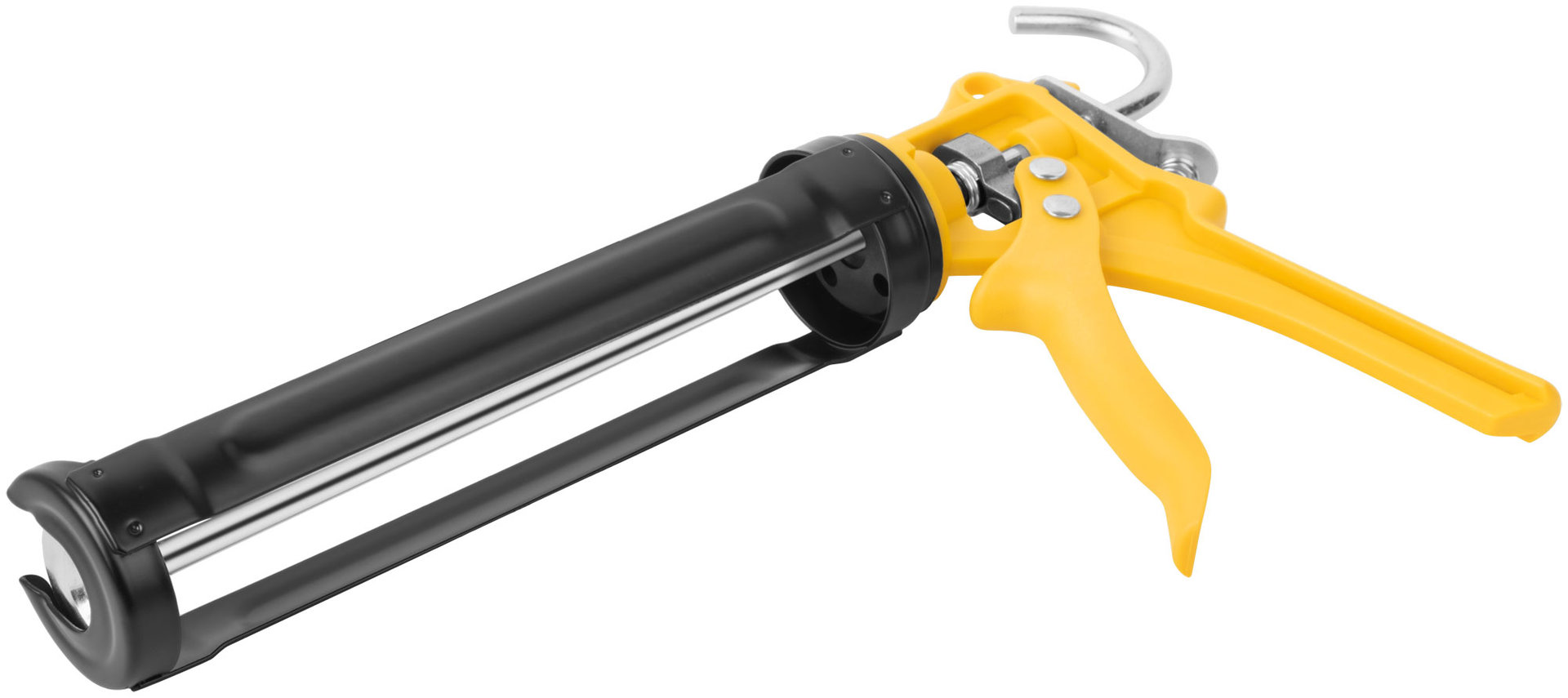 Пистолет для герметика 225 мм полукорпусной усиленный, полиамидная ручка, Профи (14237)