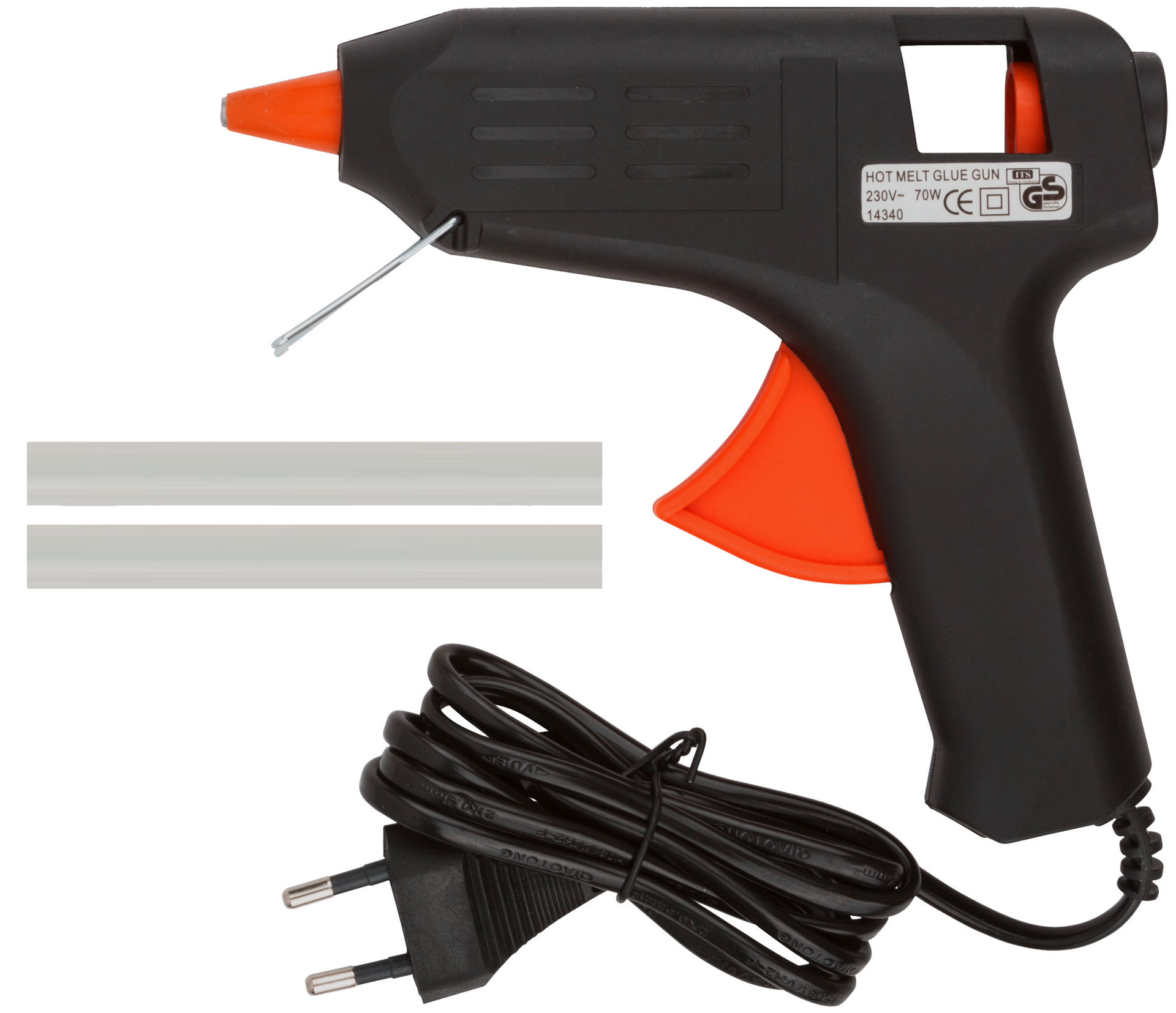 Пистолет клеевой 11 мм, 15 Вт ( 70 Вт ) (14340)