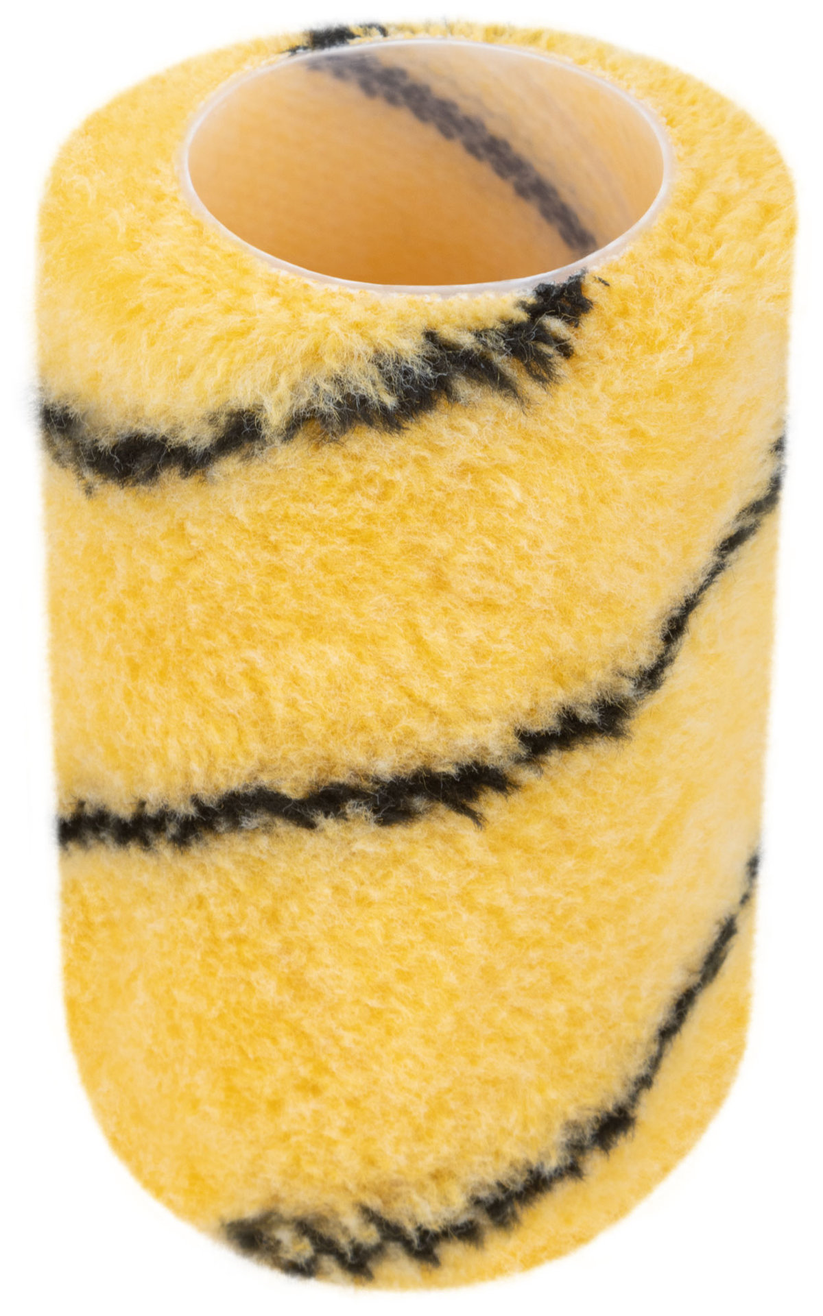 Ролик полиакриловый, бежевый с черной полоской, диам. 40/61 мм; ворс 10,4 мм, 100 мм (01856)