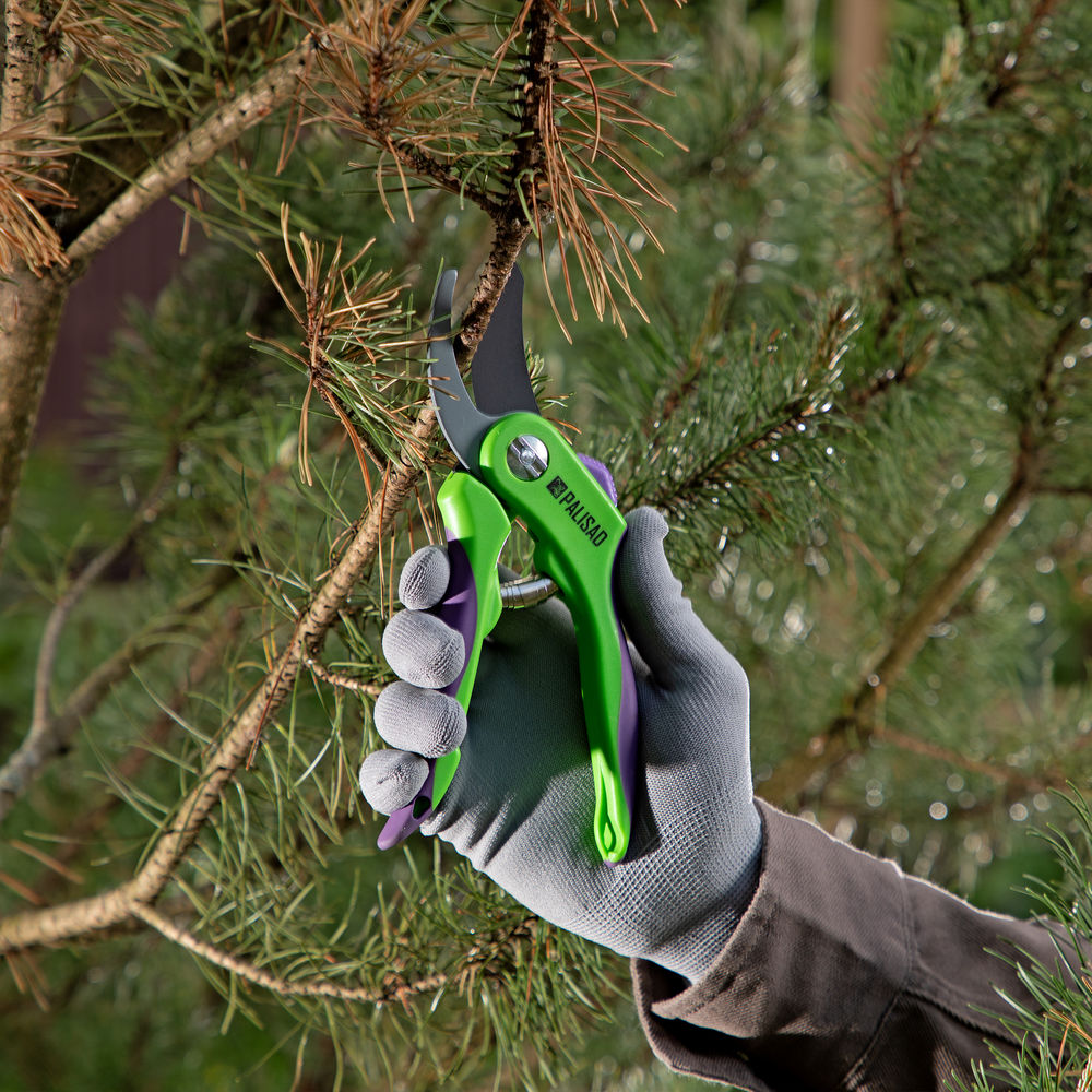 Секатор прямого реза, 200 мм, двухкомпонентные рукоятки, Palisad (60536)