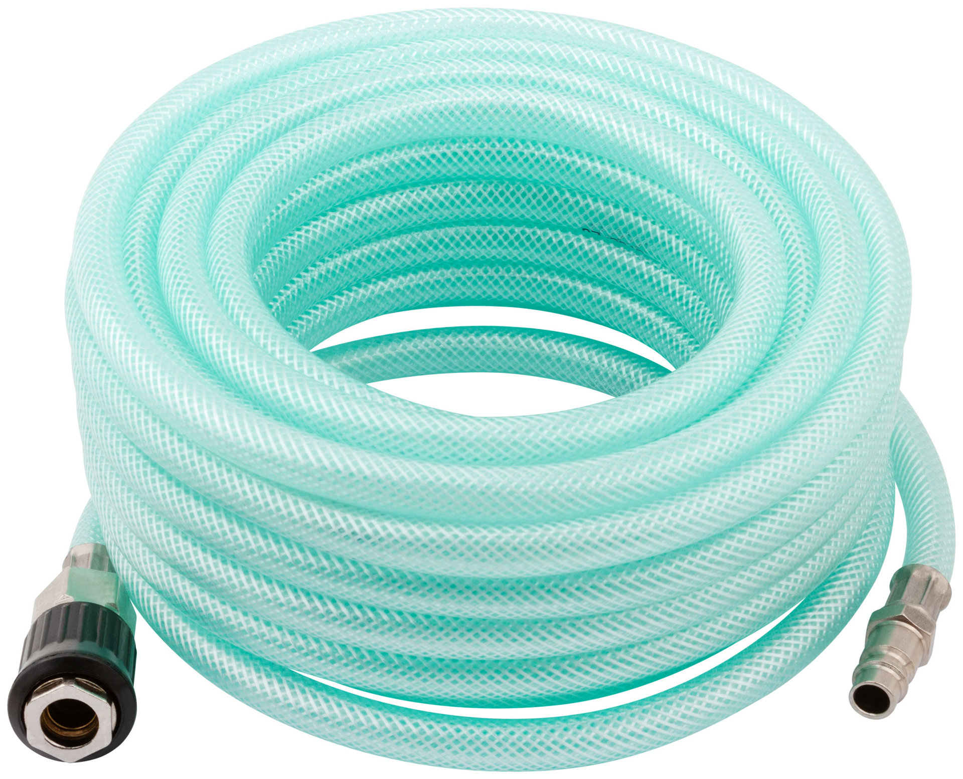 Шланг-удлинитель, армированный ПВХ с быстросъемными коннекторами, диаметр 6х11 мм, 10 м (81163)