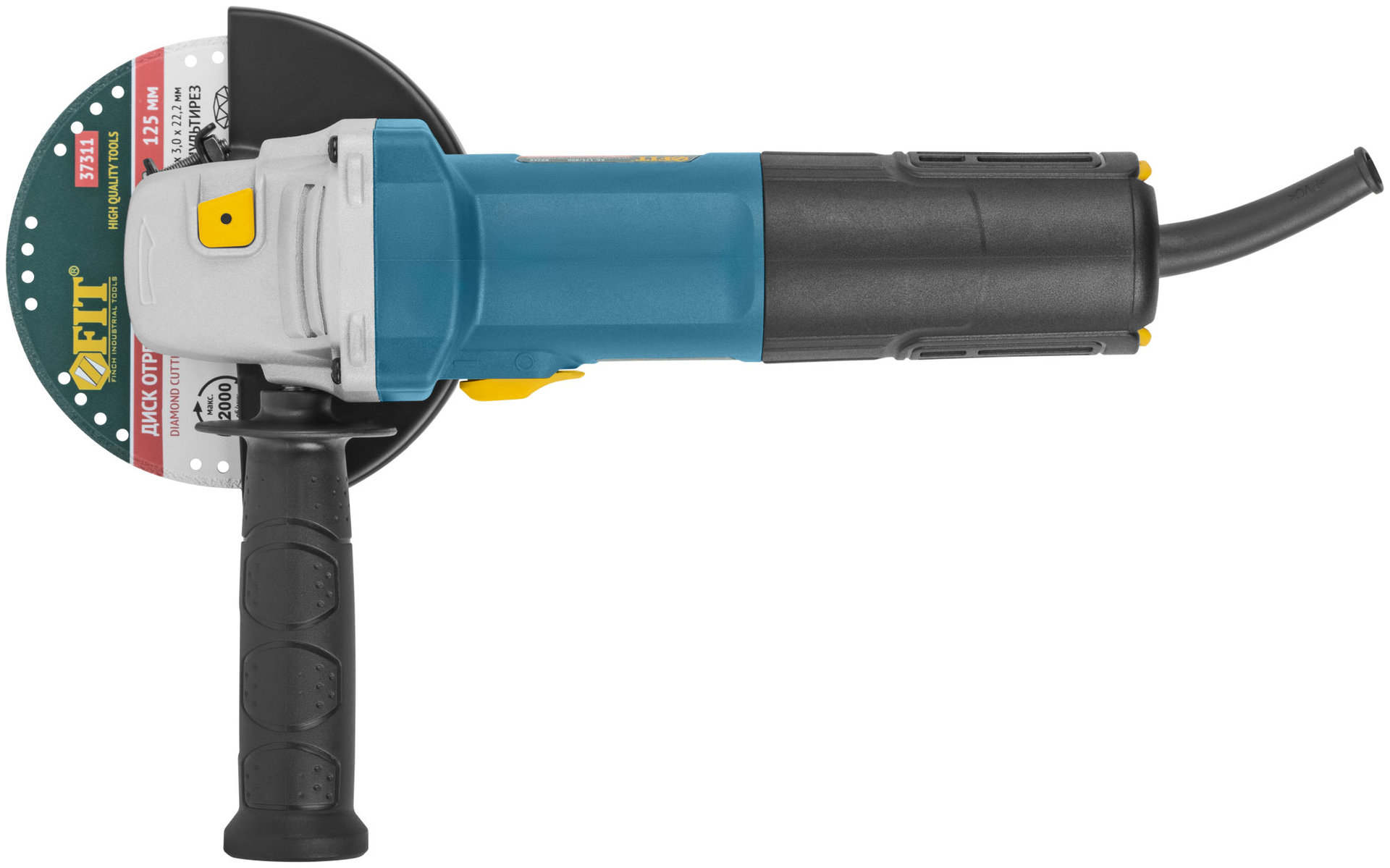 Шлифмашина Угловая 800 Вт; 11000 об/мин; КлК 125 мм; коробка (80266)