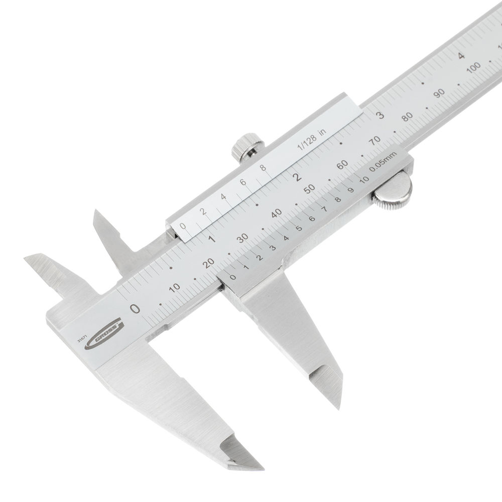 Штангенциркуль, 150 мм, 0.05 мм, нержавеющая сталь, с глубиномером Gross (31671)