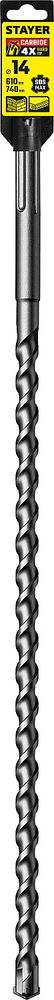 Бур SDS-max Professional Hercules-4Х STAYER 14x610/740 мм 29370-610-14  