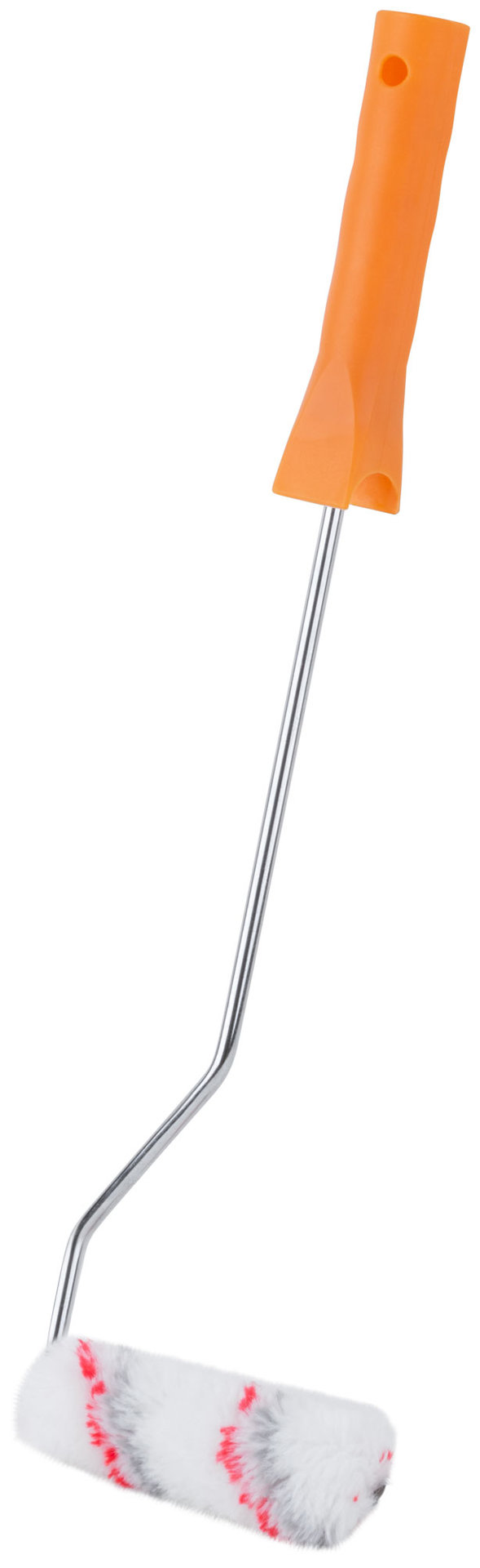 Валик полиакрил.мини Профи, белый с сер. и крас.полос., д.15/35 мм, ворс 10 мм, дл.ручки 400 мм, 100 мм (02671)