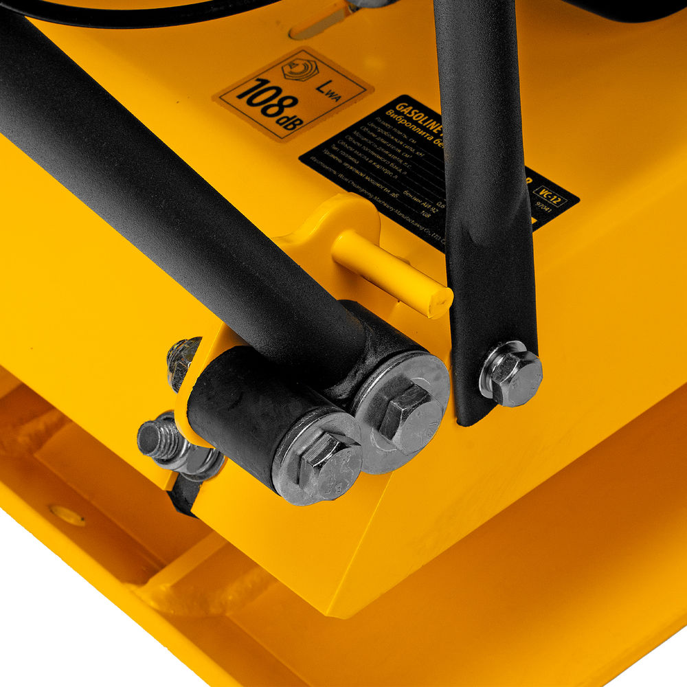 Виброплита бензиновая VC-12, 12 кН, 45*35 см, 196 см3 Denzel (97041)