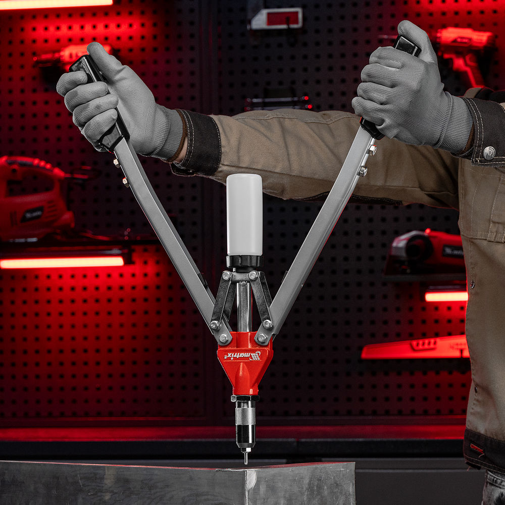 Заклепочник двуручный, для заклепок 3.2-4.0-4.8-6-6,4 мм Matrix Professional (40535)