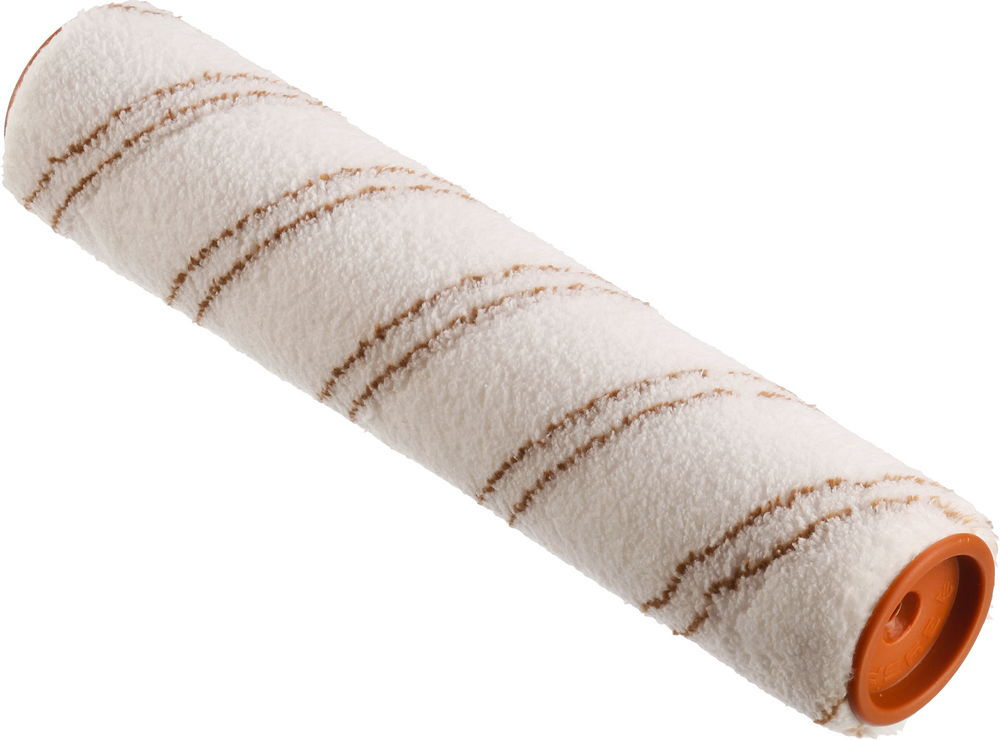 Малярный ролик ОПТИМА-МИКРОТЕКС, 40 х 180 мм, бюгель 6 мм, ворс 7 мм, микрофибра, для средств защиты дерева ЗУБР 02545-18