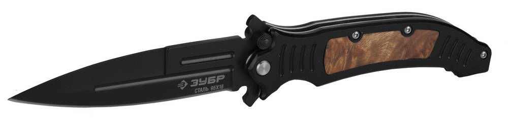 Складной нож 235 мм лезвие 105 мм ЗУБР Стилет 47716
