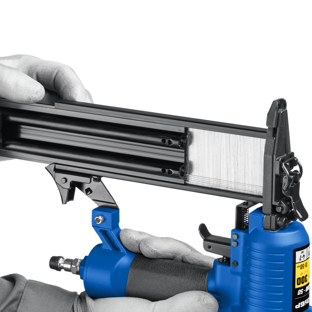 Пневматический нейлер для гвоздей 18Ga, тип 300 (10-50 мм) ЗУБР Т300-50 Профессионал 31933