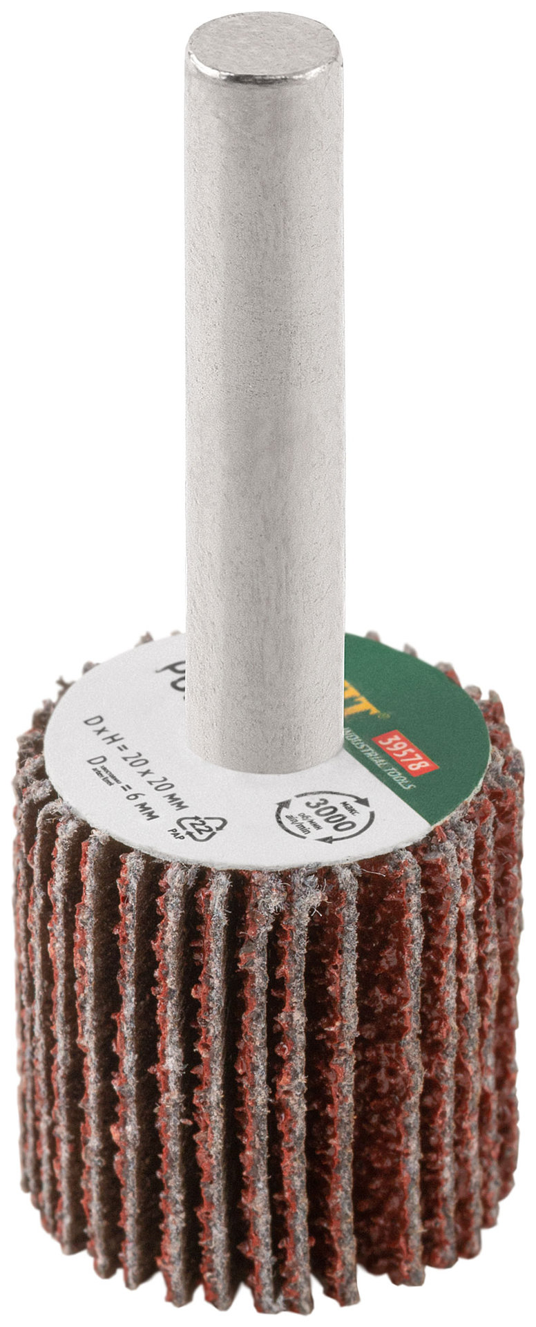 Диск лепестковый для дрели радиальный 20х20х6 мм Р 60 (39578)