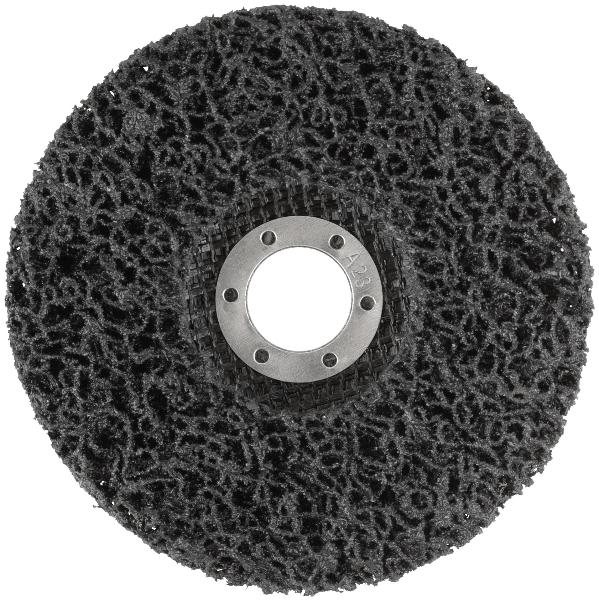 Диск зачистной полимерный, черный, посадочный диаметр 22,2 мм, 125 мм (39609)