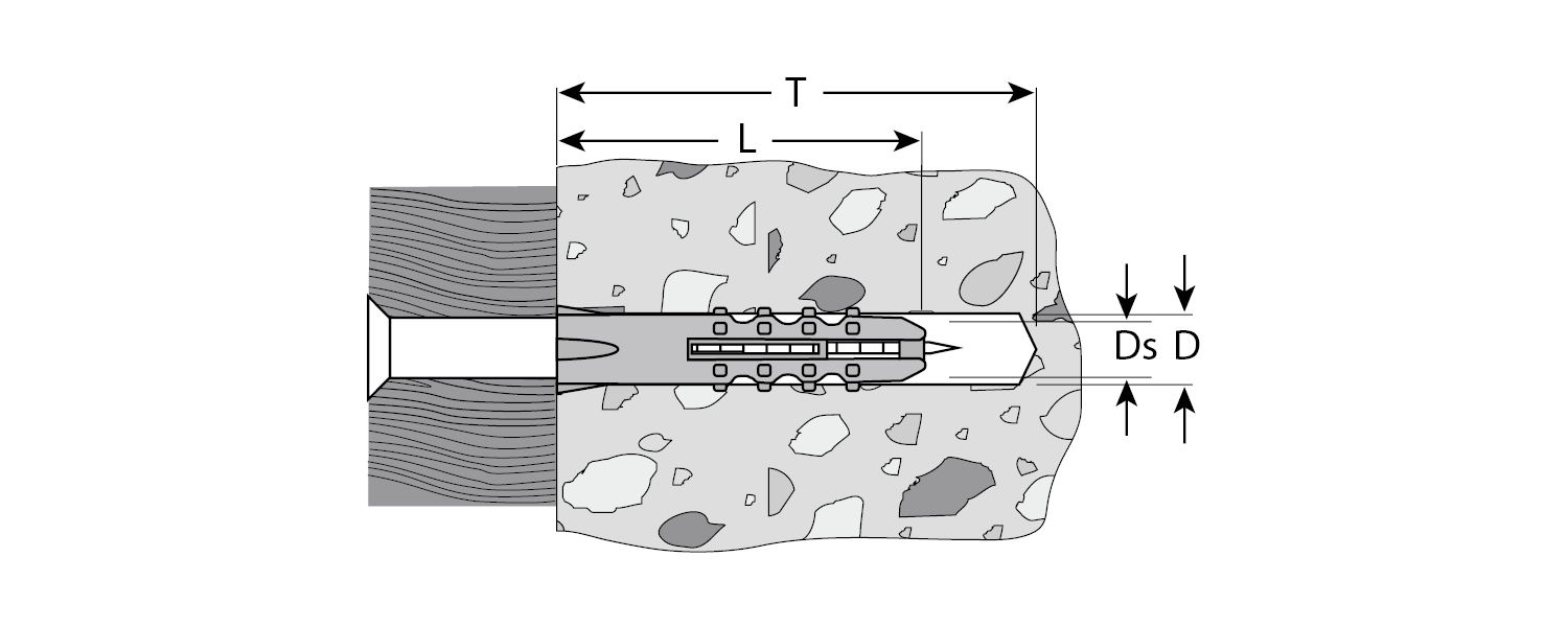 Дюбель распорный 6 х 60 мм, 1000 шт ЗУБР 4-301060-06-060