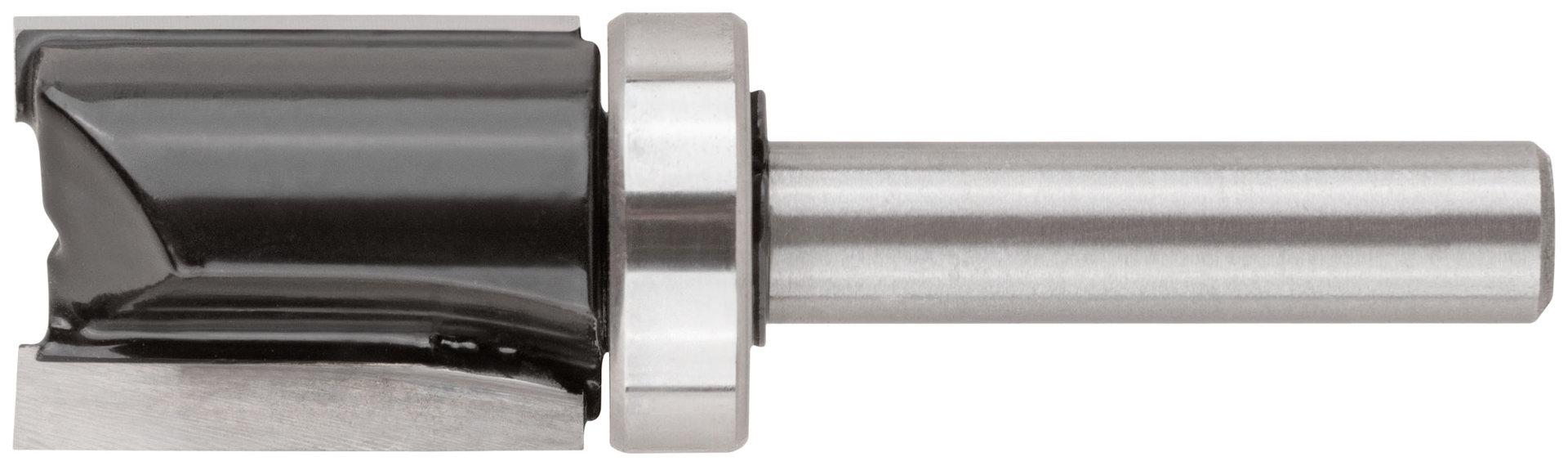 Фреза кромочная прямая с верхним подшипником, DxHxL = 19х25х66 мм (36682)