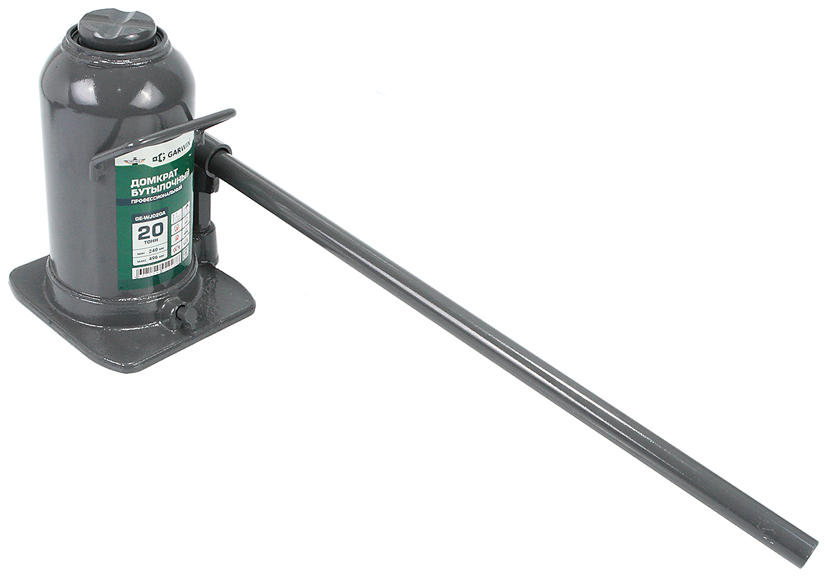 Домкрат бутылочный профессиональный 20 т, 240-520 мм GARWIN PRO GE-WJ020A