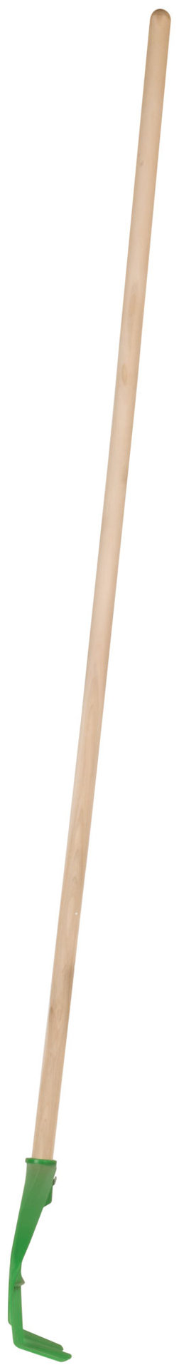 Грабли веерные пластиковые Оазис, 22 зуба, 440 мм, с деревянным черенком (76947)