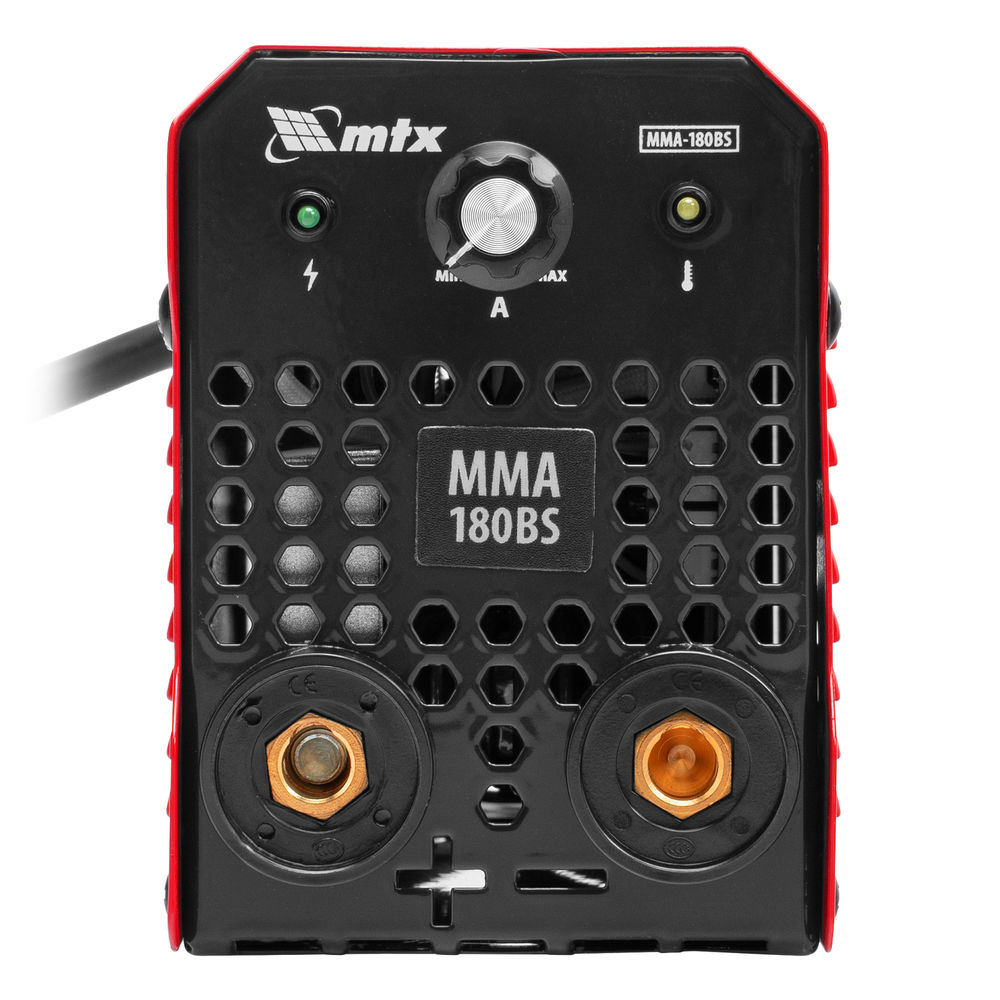 Инверторный аппарат дуговой сварки MMA-180BS, 180 А, ПВ 60% MTX (94397)