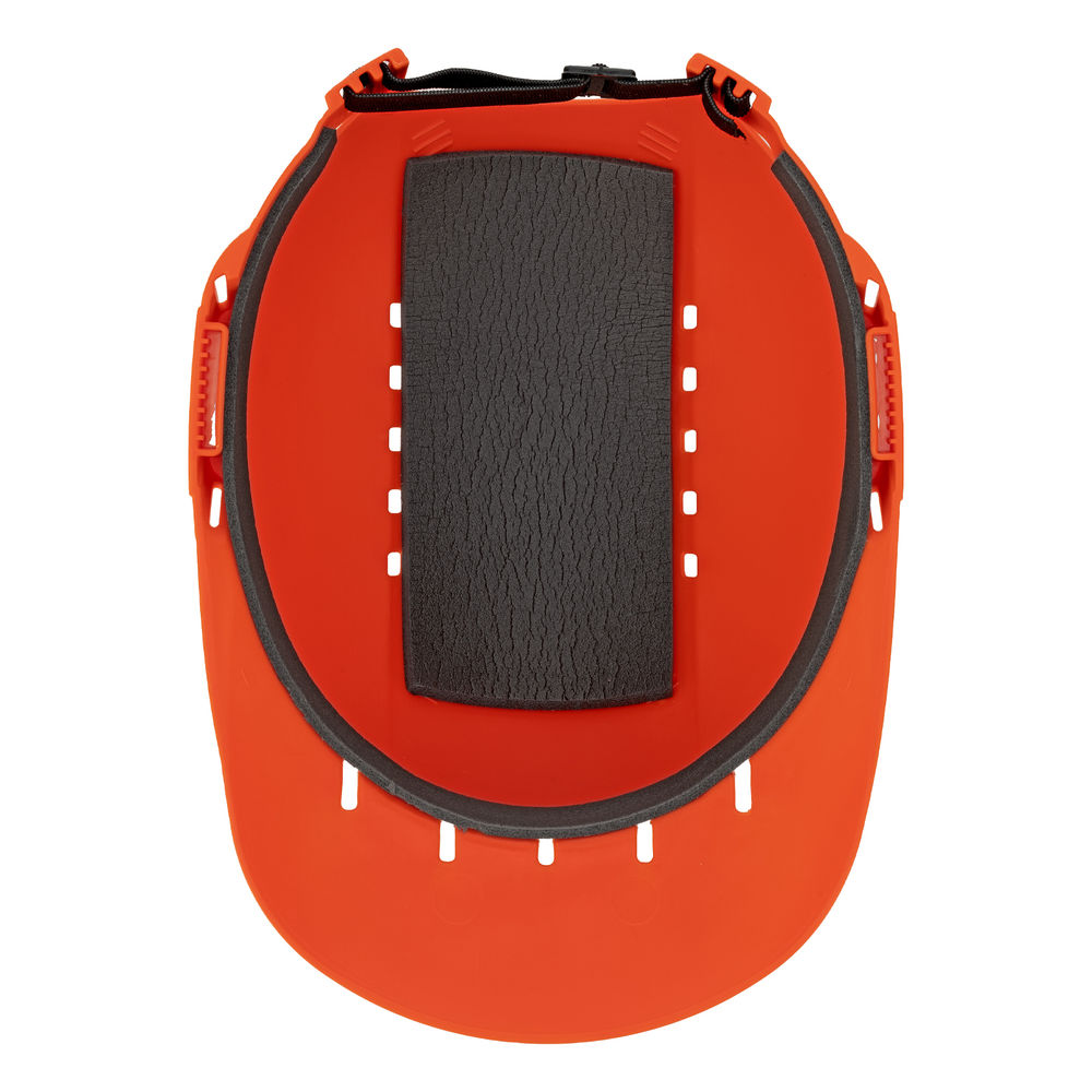 Каскетка защитная Стиль, пластиковая, оранжевая Сибртех (89169)