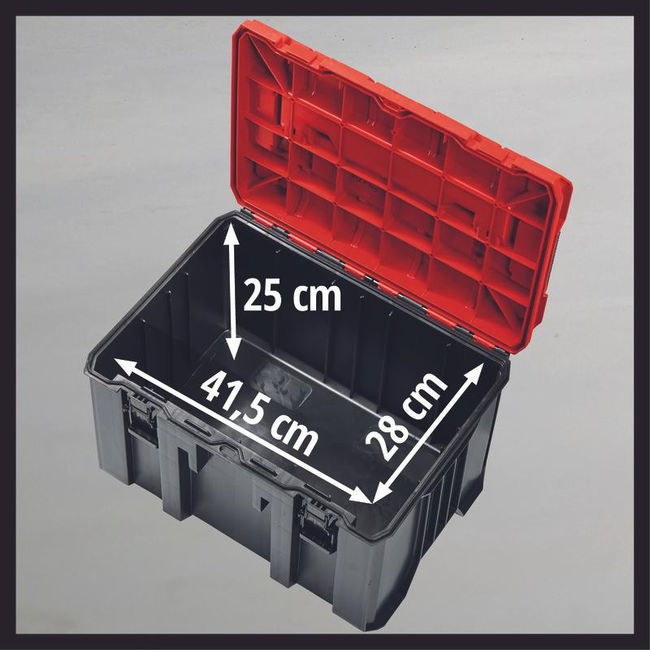 Кейс инструментальный системный Einhell E-Case M, внутренние р. 415х280х250мм,до 90кг (4540021)