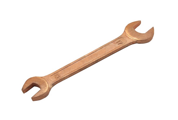 Ключ гаечный рожковый двусторонний 11х14 мм омеднение (7811-0462)