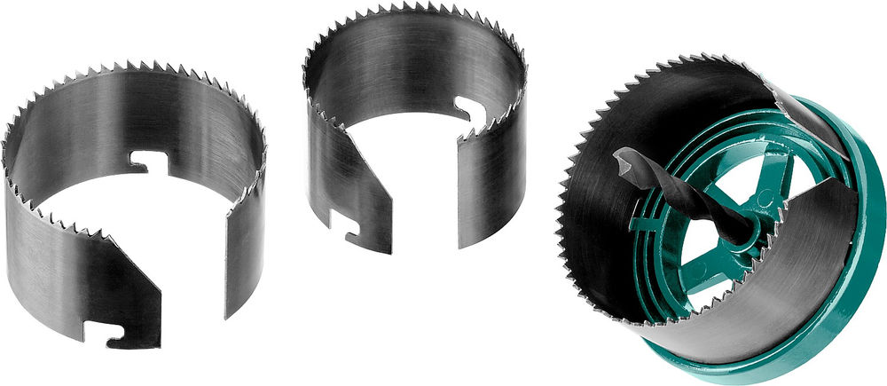 Наборная кольцевая пила по дереву, 3 шт, (60–67–74 x 32 мм) KRAFTOOL 29582-H3-32