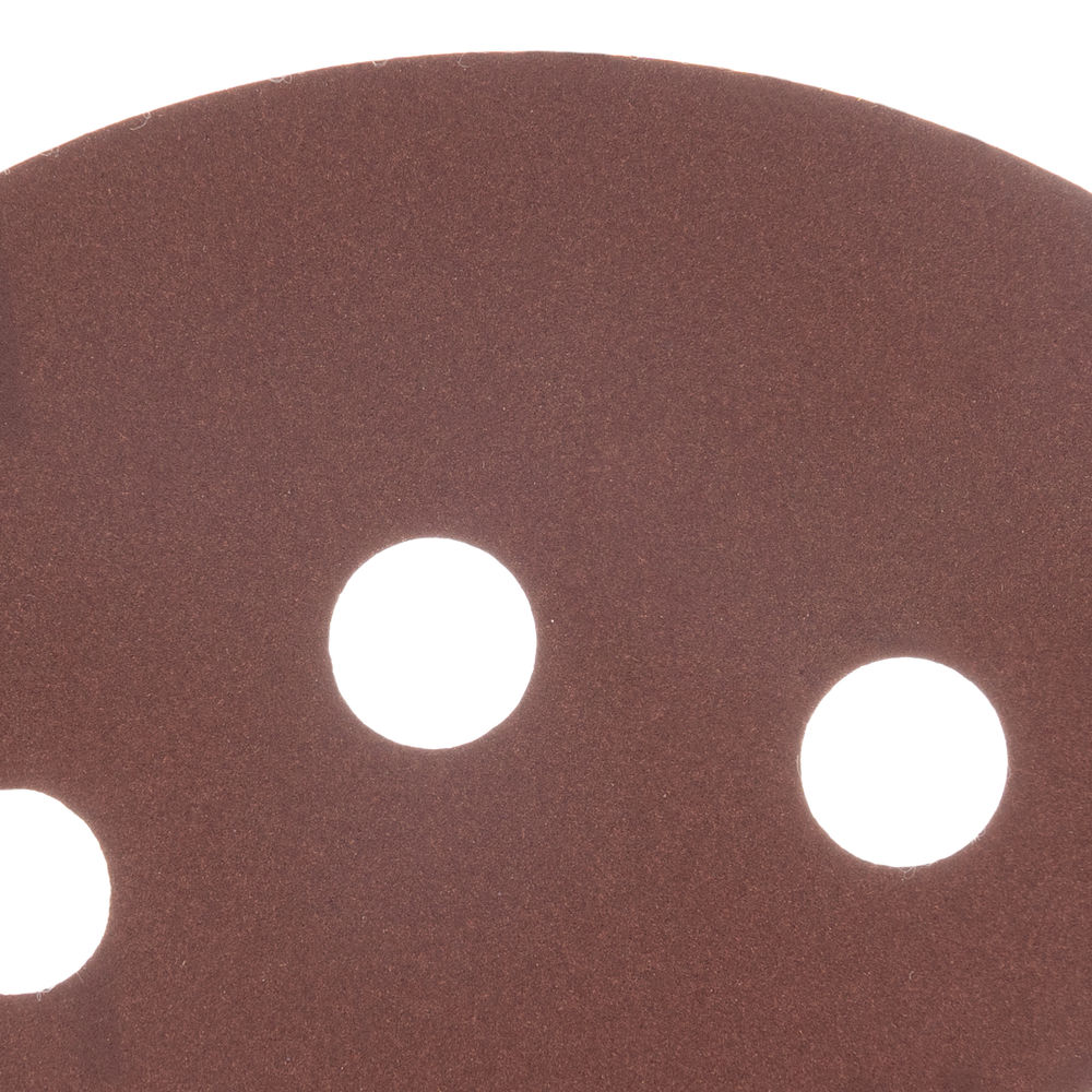 Круг абразивный на ворсовой подложке под липучку, перфорированный, P 400, 125 мм, 5 шт Matrix (73814)