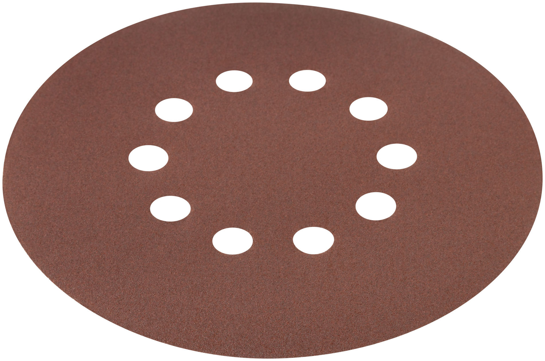 Круги шлифовальные с отверстиями (липучка), алюминий-оксидные, 225 мм, 5 шт. Р 100 (39895)