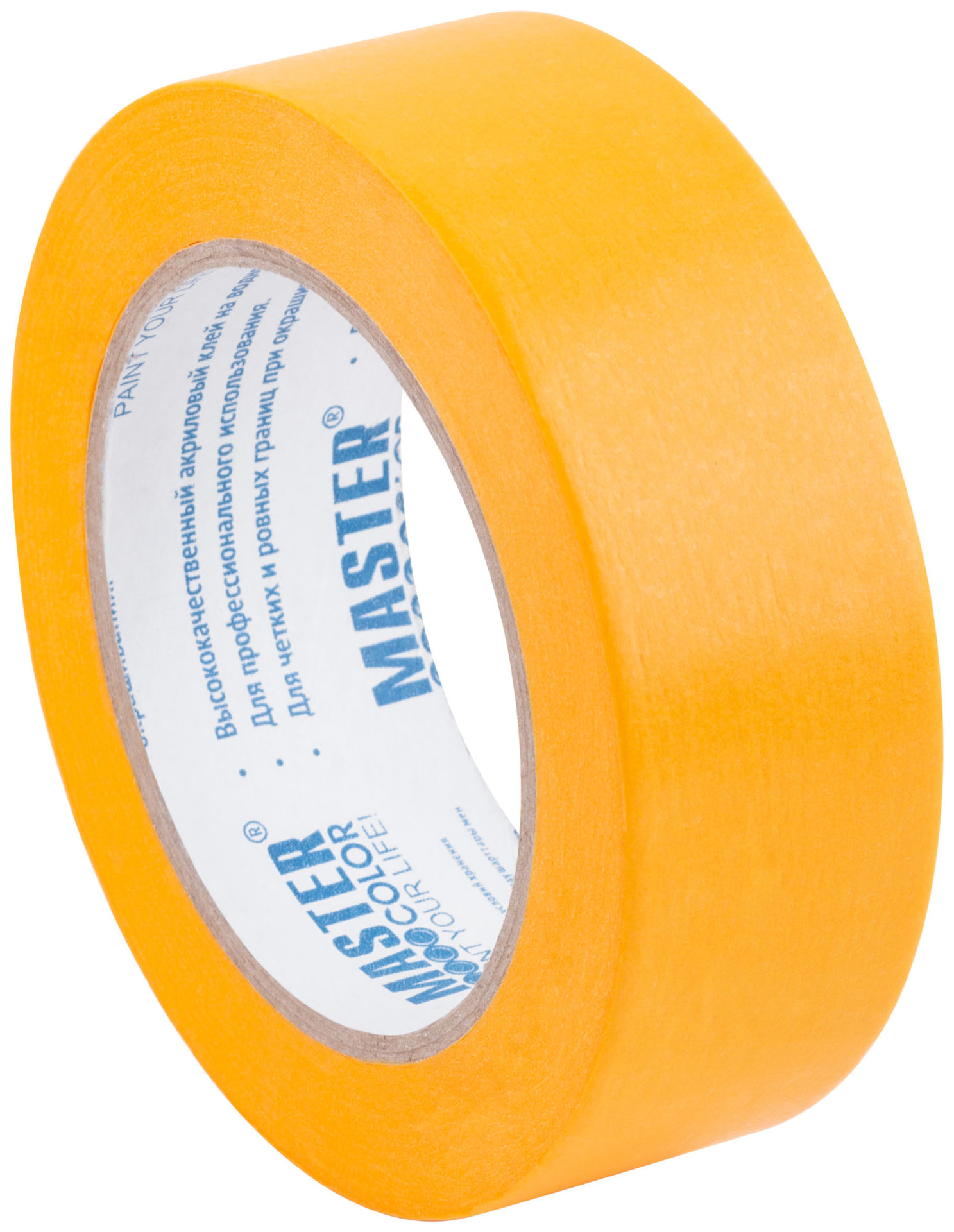 Лента малярная золотистая, рисовая бумага, термостойк. до 120°C, УФ-стойкость до 30 дней, 36 мм х 50 м (30-6126)