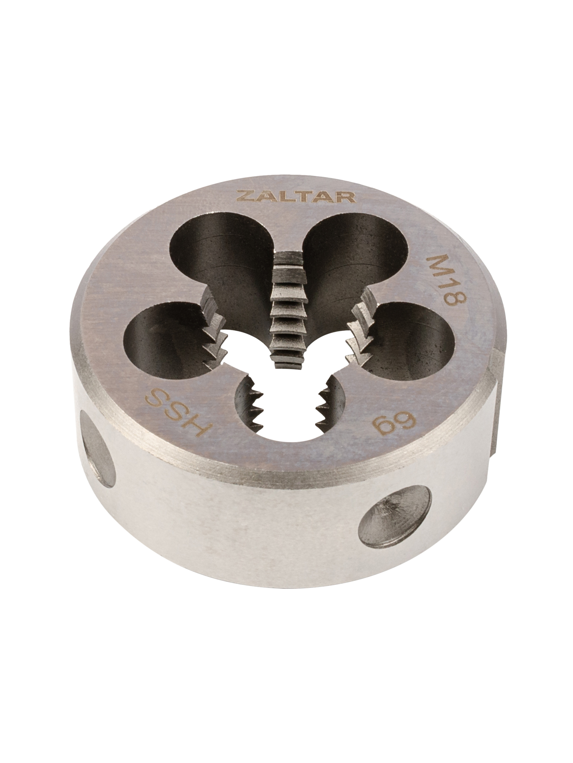 Плашка круглая резьбонарезная HSS, DIN 223 B (DIN EN 22568), M18 x 2.5, 45 x 18 (ZA-10410)