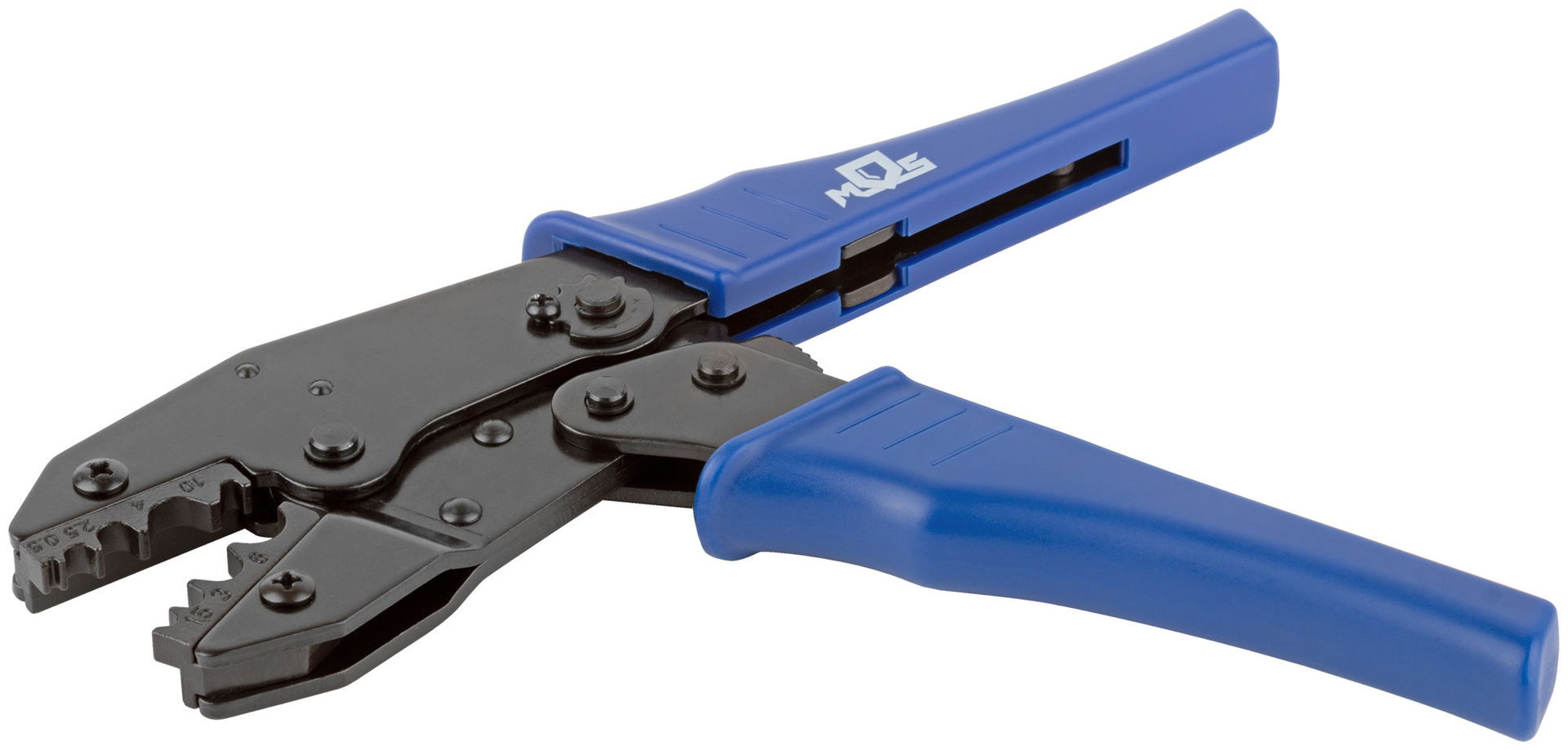 Пресс-клещи (кримпер) для обжима наконечников электропроводов с сечением 0,5-10 мм (60067М)