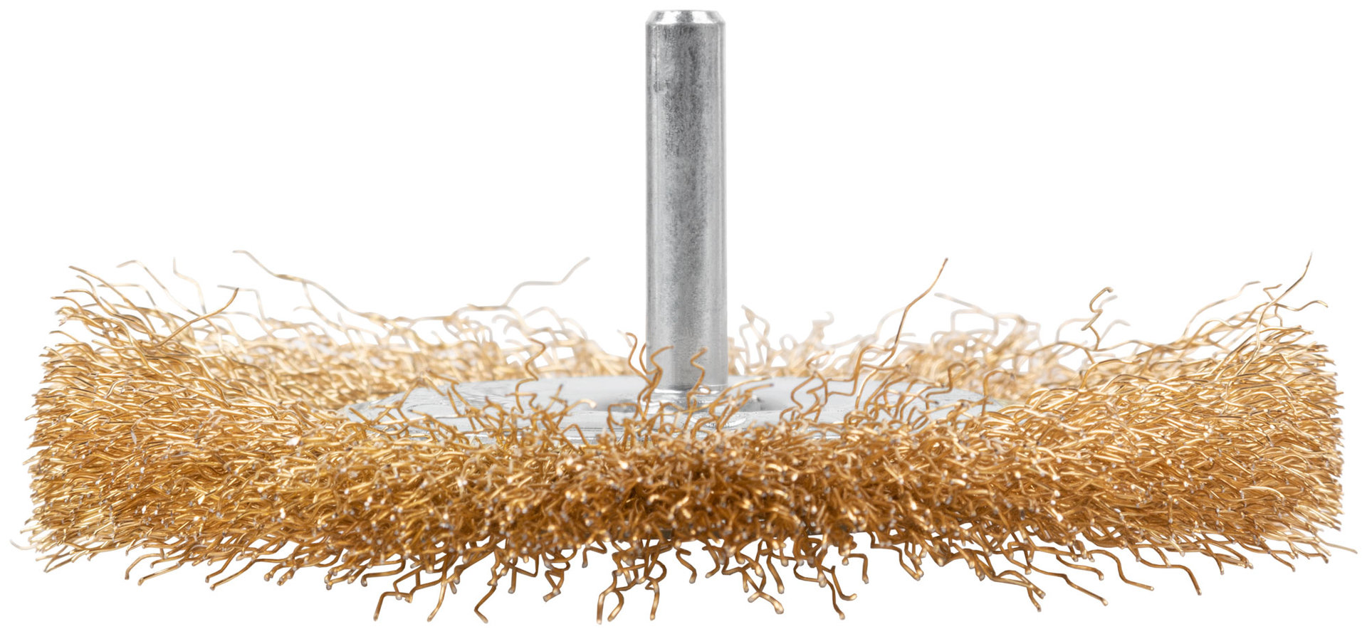 Щетка для дрели, тип Плоская, латун. витая проволока 0,3 мм, 100 мм, блистер, CUTOP Profi (82-917)