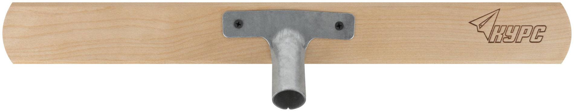 Щетка уличная деревянная, жесткая щетина, металлическая тулейка под углом, 5-ти рядная, 500 мм (68050)