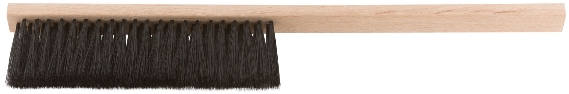 Щетка-сметка, искусств. щетина, деревянная ручка, 3-х рядная, 450 мм (68033)