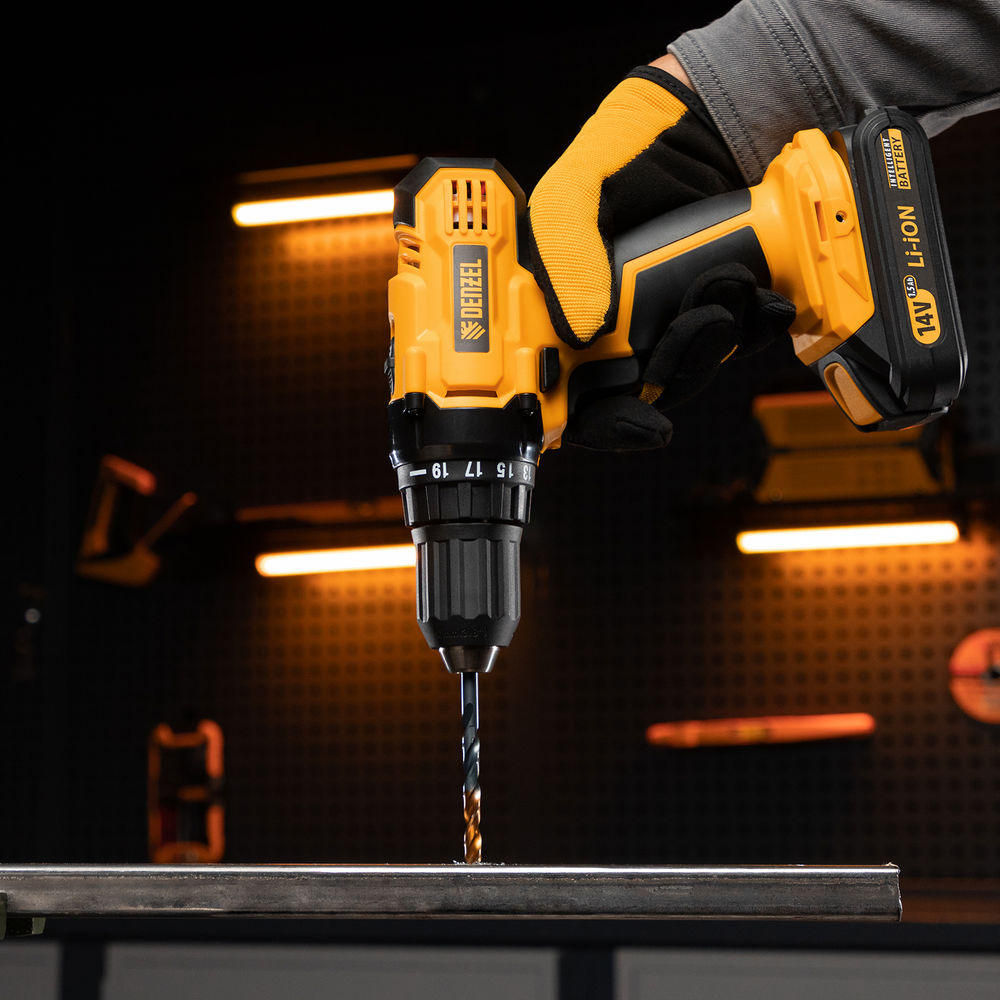 Сверло по металлу, 6,5 мм, HSS-Tin, Golden Tip, 10 шт. Denzel (717216)