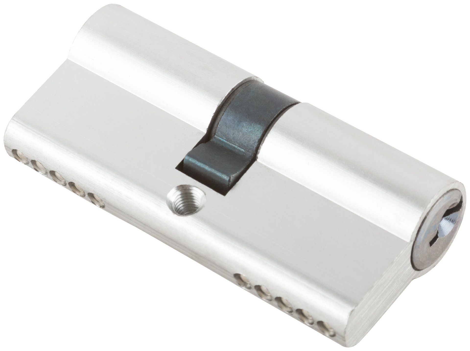 Цилиндровый механизм Фабрика замков 70 мм, ключ-ключ, хром (67205)