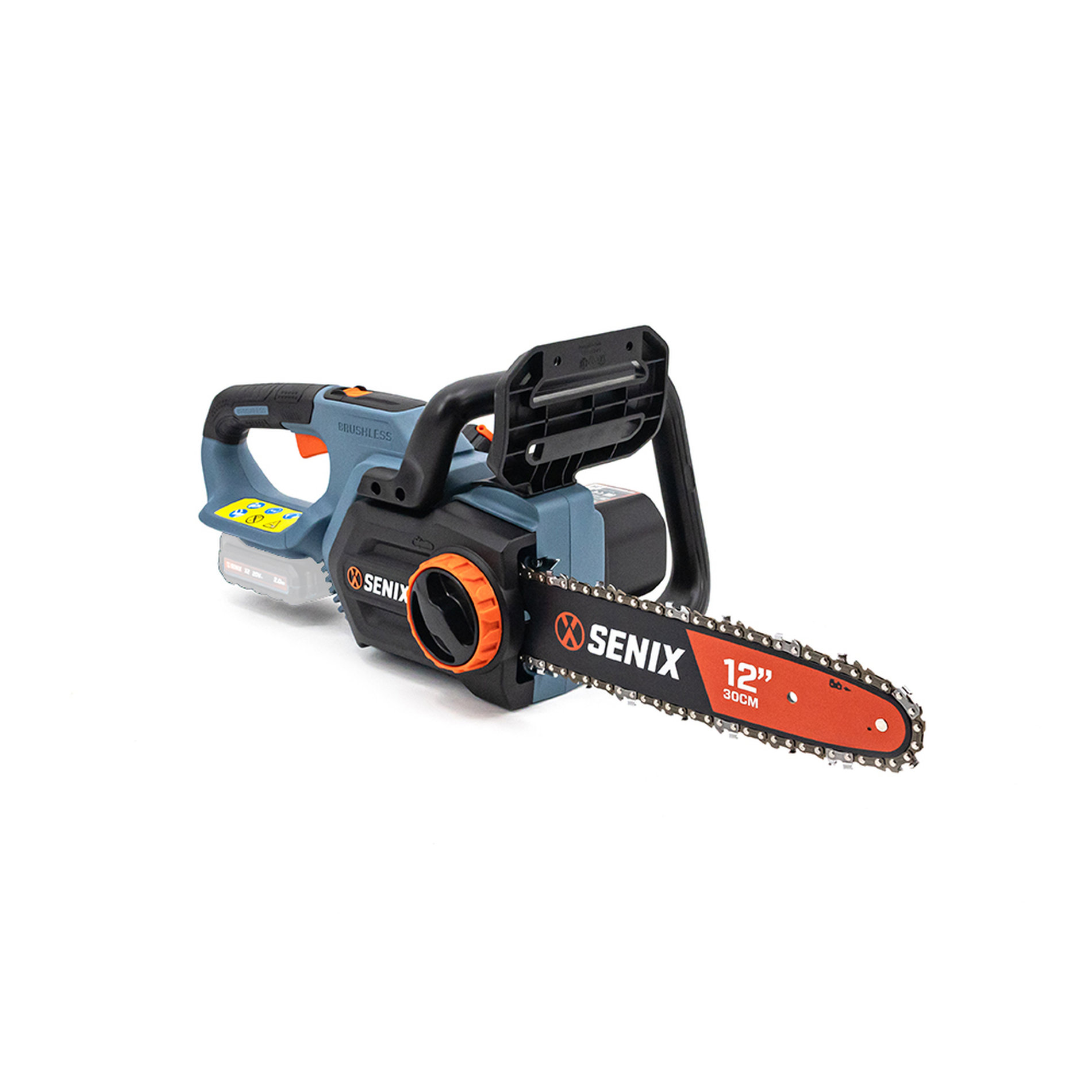 Пила цепная аккумуляторная, серия X2, 20В, 30 см (12), без АКБ и ЗУ X2 18В