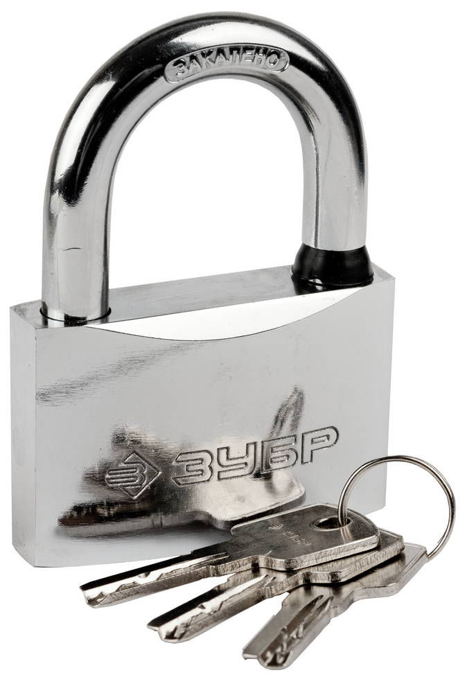 Замок навесной 70 мм, закаленная дужка ЗУБР 37227-70