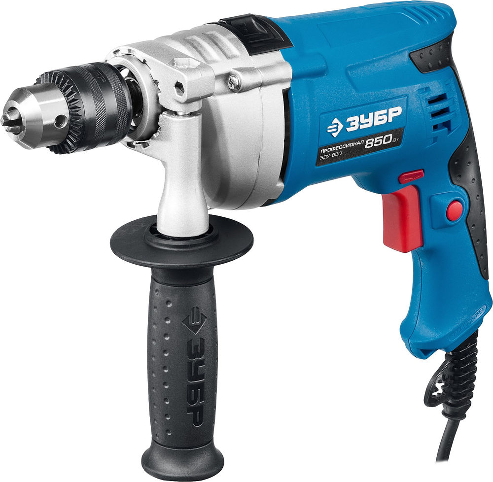 Дрель ударная 850 Вт 13 мм мет. корпус кейс Профессионал ЗУБР ЗДУ-850 ЭРМКМ2